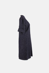 Escada Yün Midi Elbise Lacivert - 42